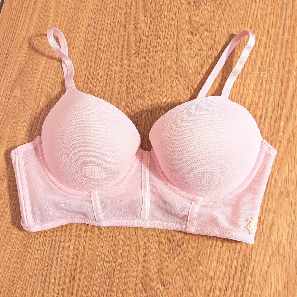 Juicy Couture Pink Push Up Bra 36B NWOT